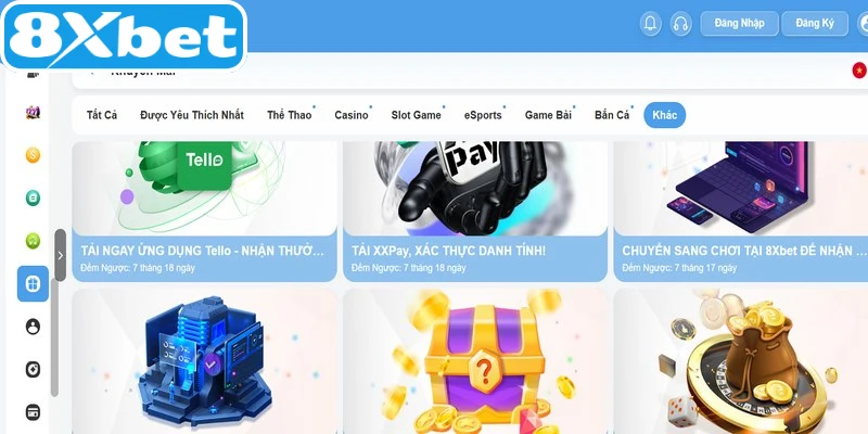 Hệ thống khuyến mãi 8XBET như món quà tri ân đặc biệt 